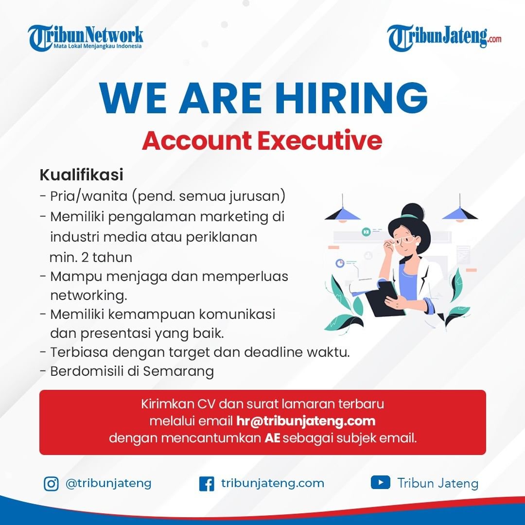 Lowongan Kerja Account Executive di Tribun Jateng Semarang