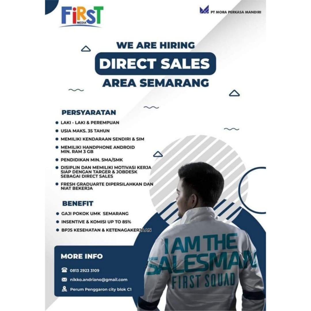 Lowongan Kerja Direct Sales First Media di Area Semarang