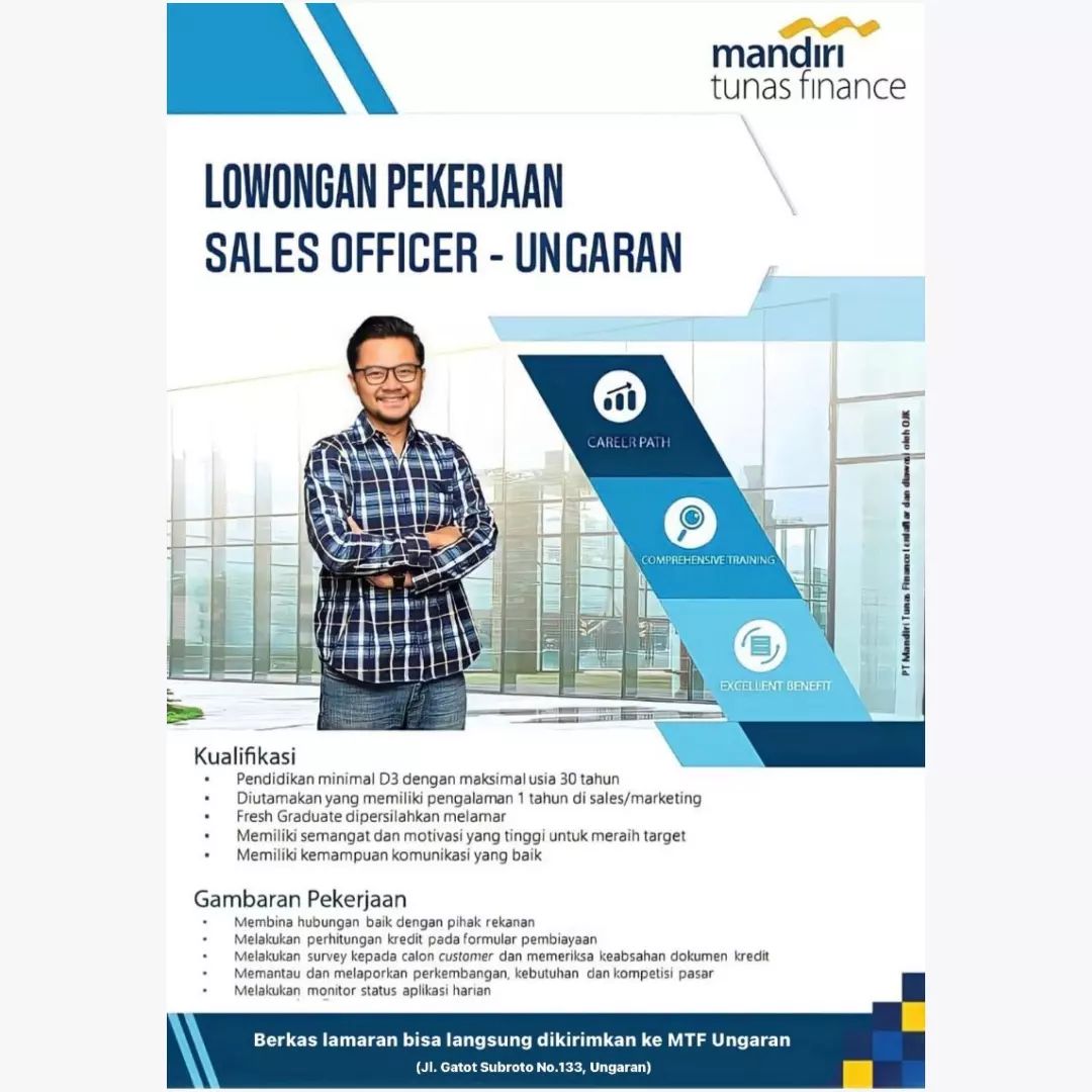 Lowongan Kerja Sales Officer di Bank Mandiri Ungaran