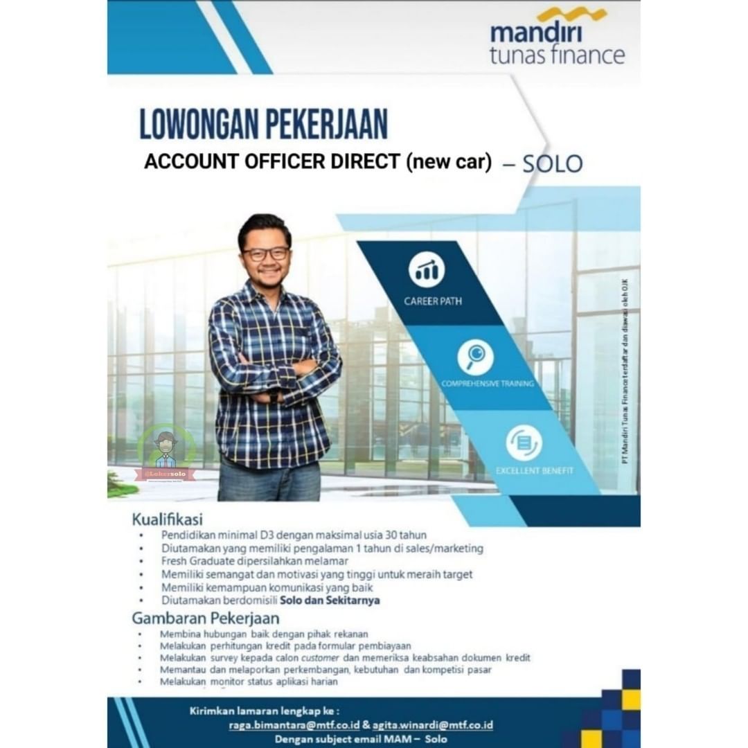 Lowongan Kerja Account Officer di Mandiri Tunas Finance Solo