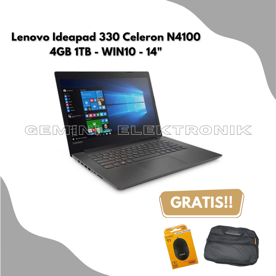 Laptop Super Hemat Lenovo Ideapad 330 Celeron N4100