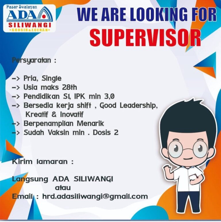 loker ada swalayan bogor